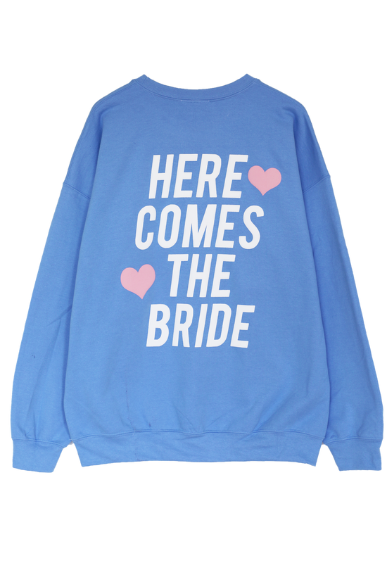 Here Comes The Bride Crewneck: Hydrangea