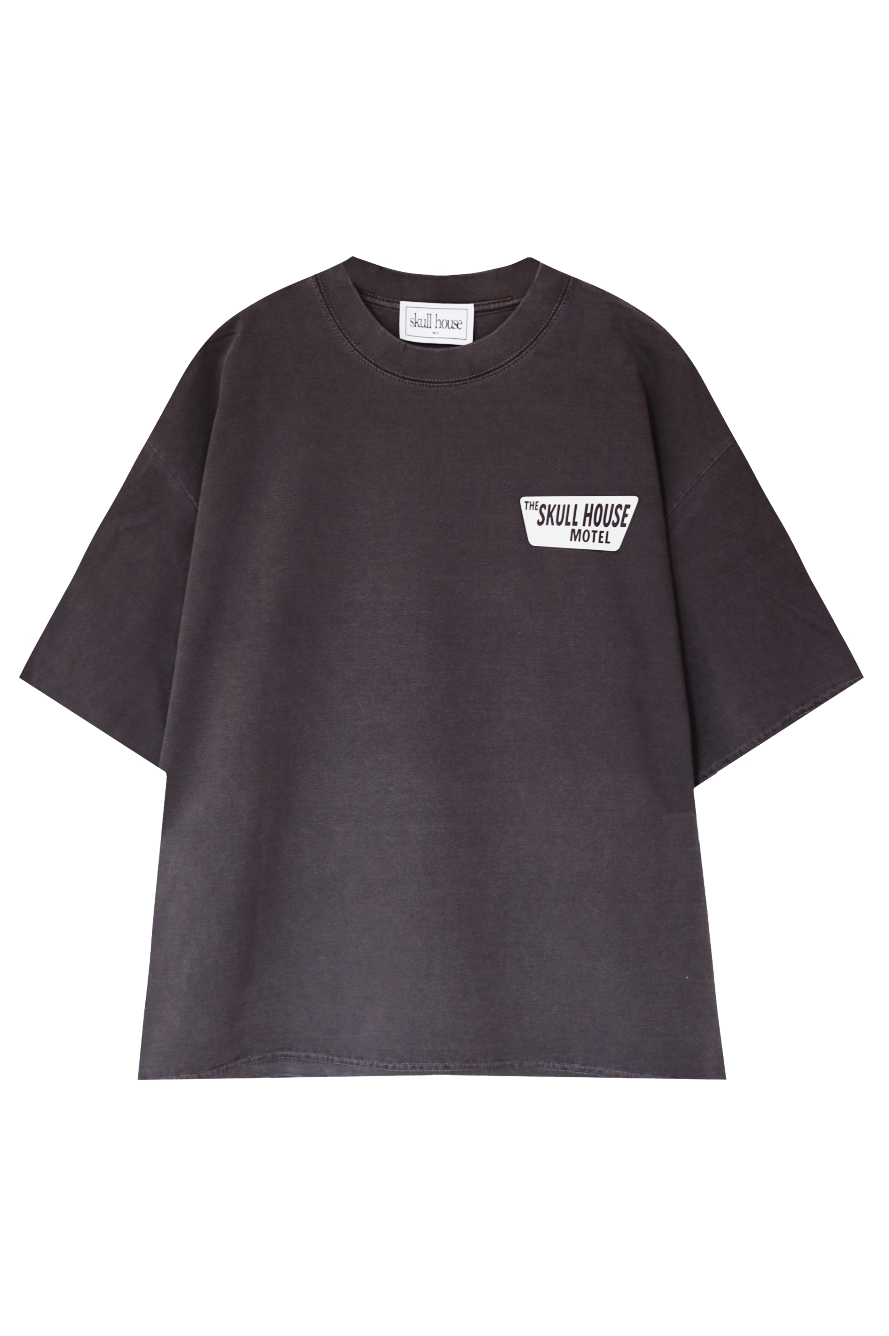 PRE-ORDER: Motel Box Tee: Charcoal