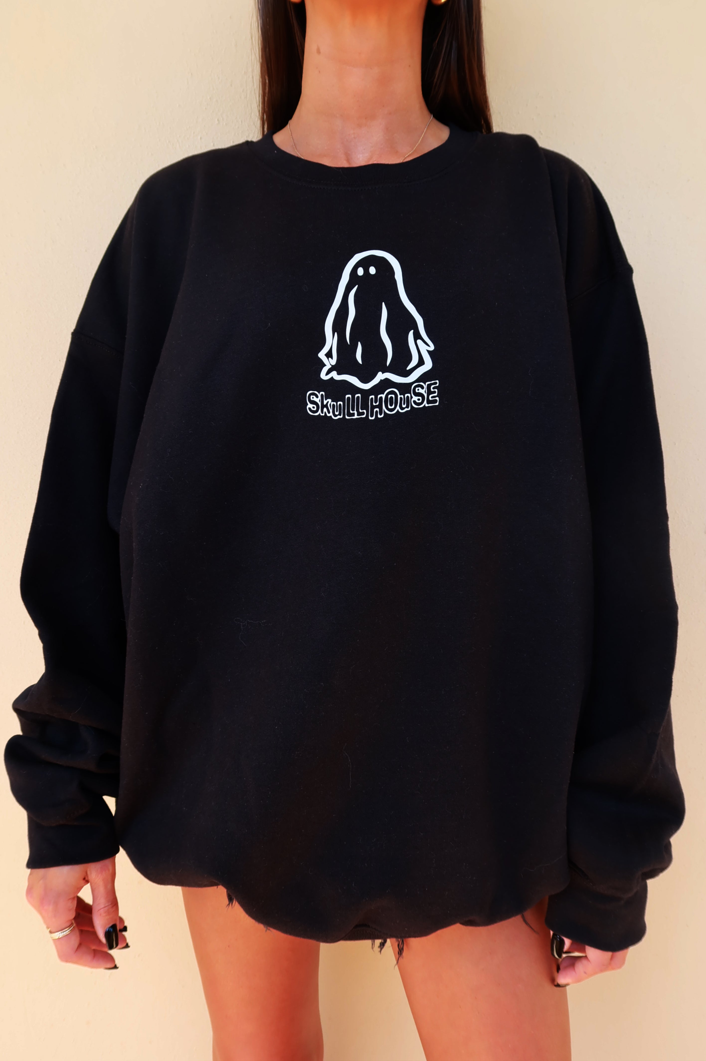 PRE-ORDER: Ghost Crewneck: Black