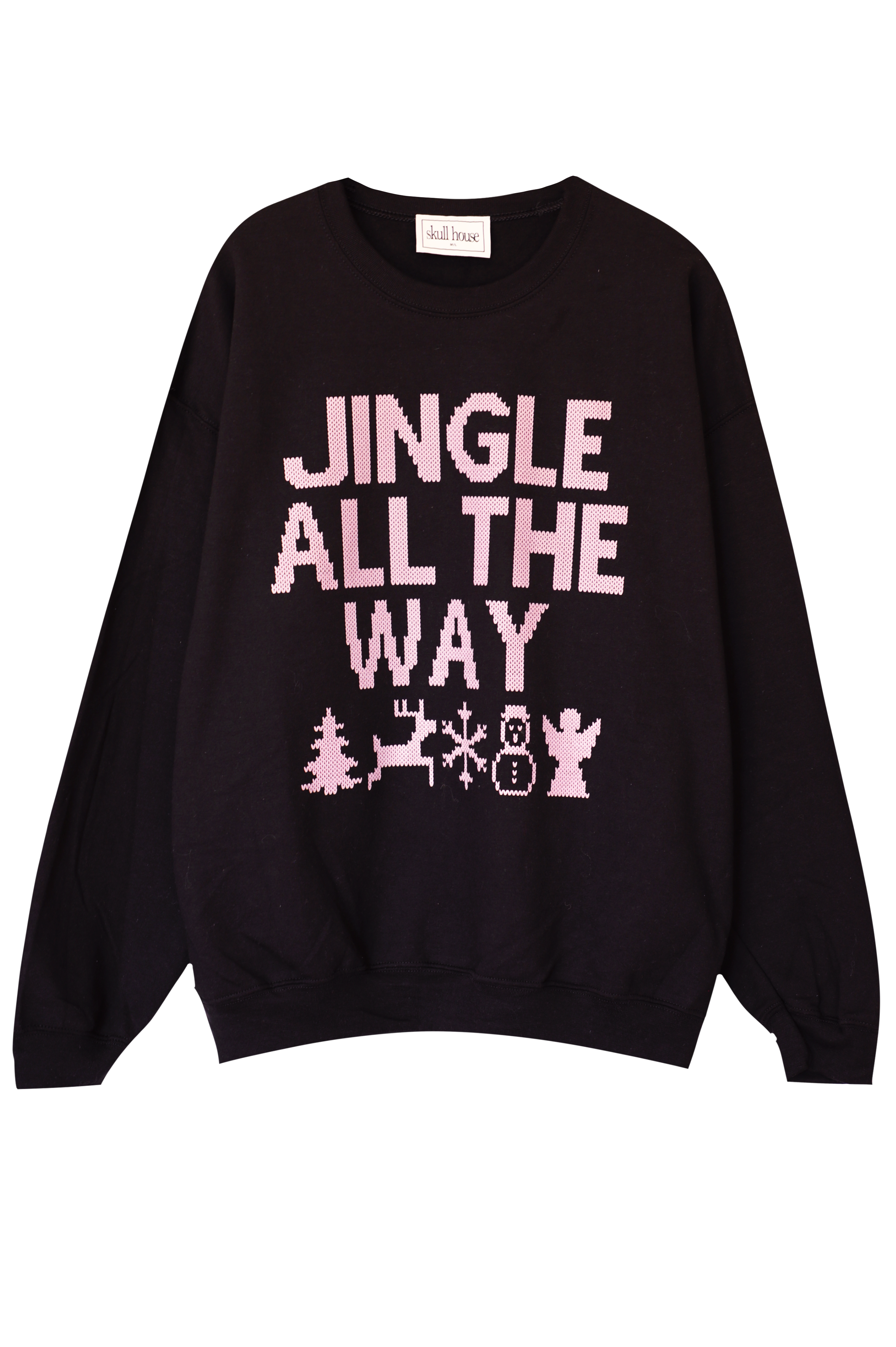 Jingle All The Way Crewneck: Black