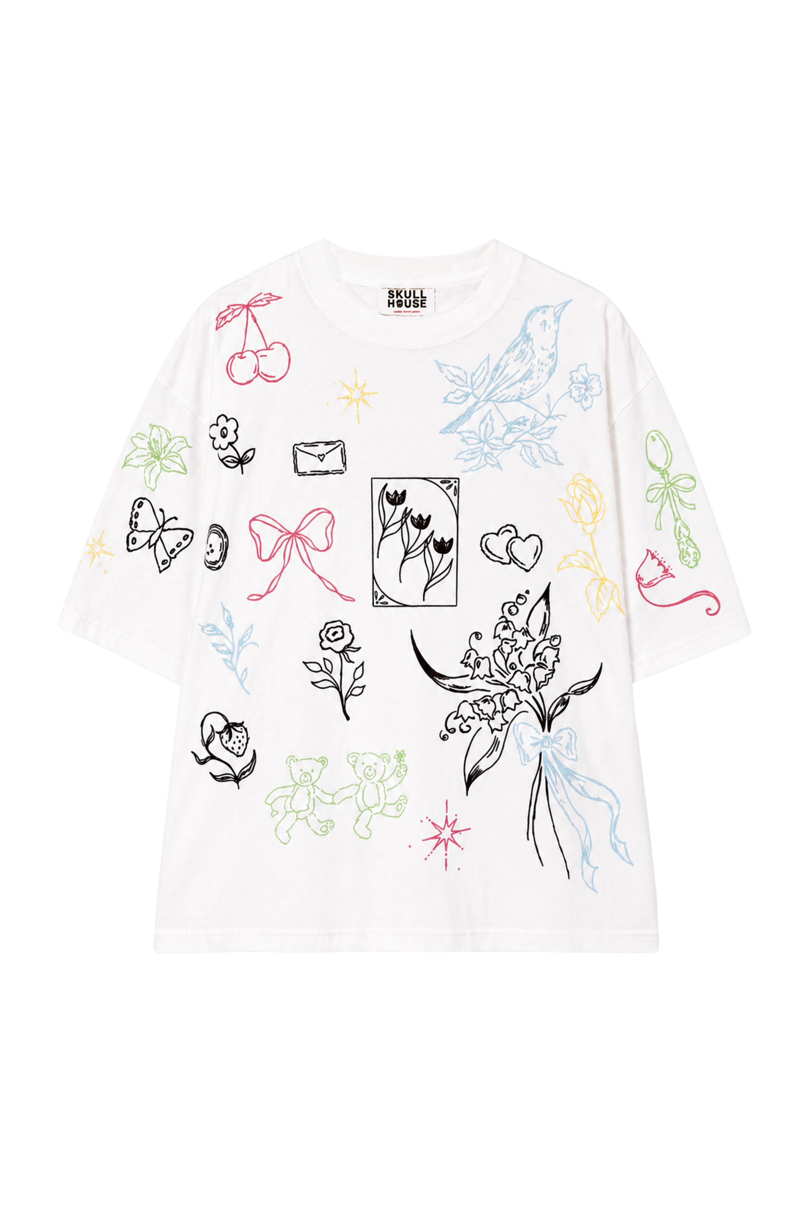 PRE-ORDER: Vintage Doodles Box Tee: Multi