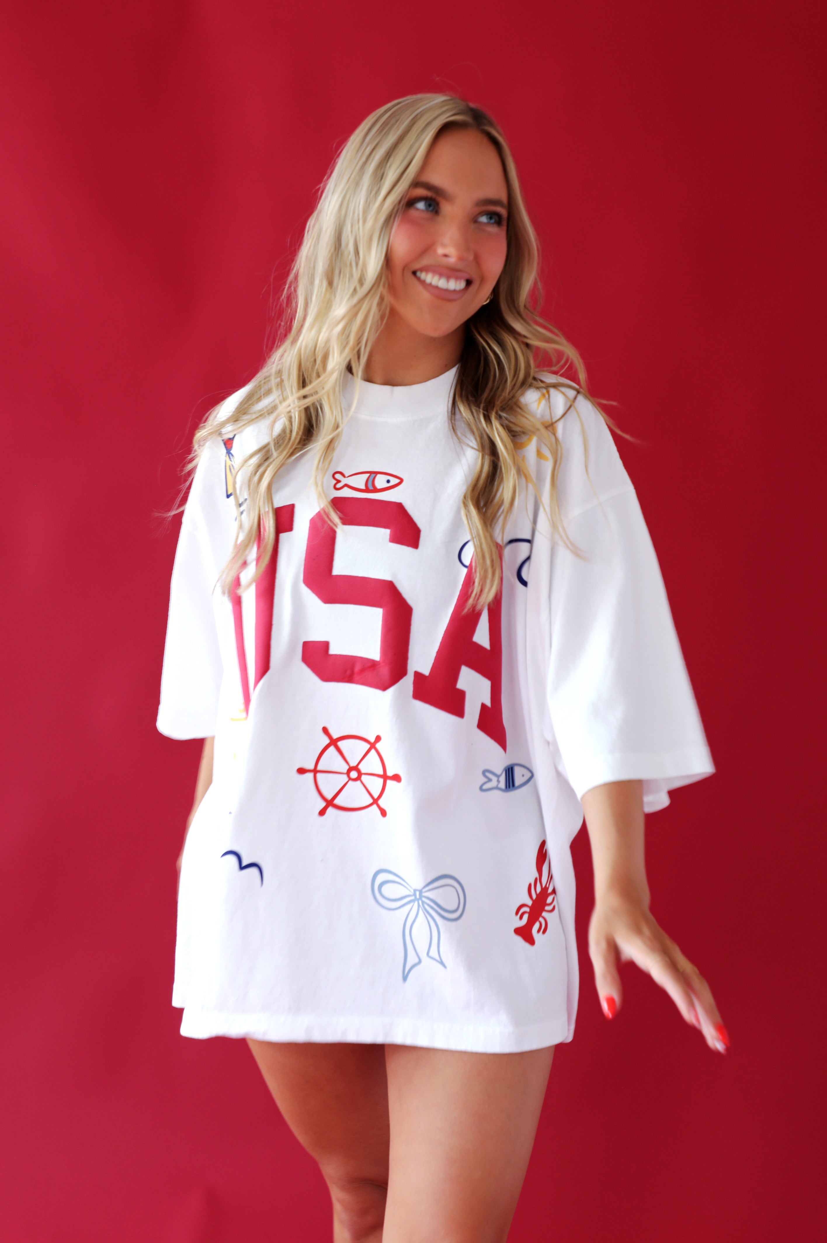 PRE-ORDER: Nautical Tee: White