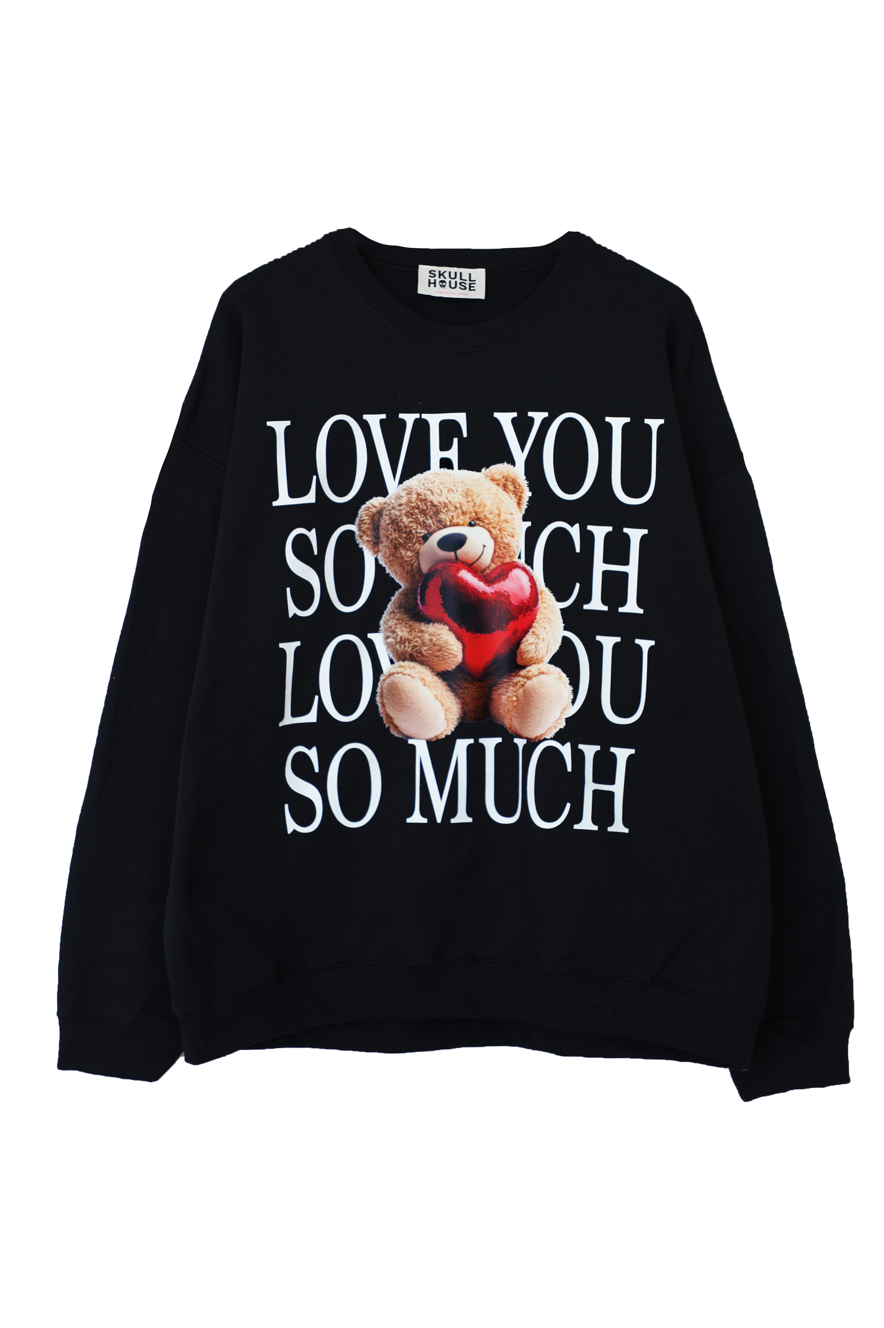 Love You So Much Crewneck: Black