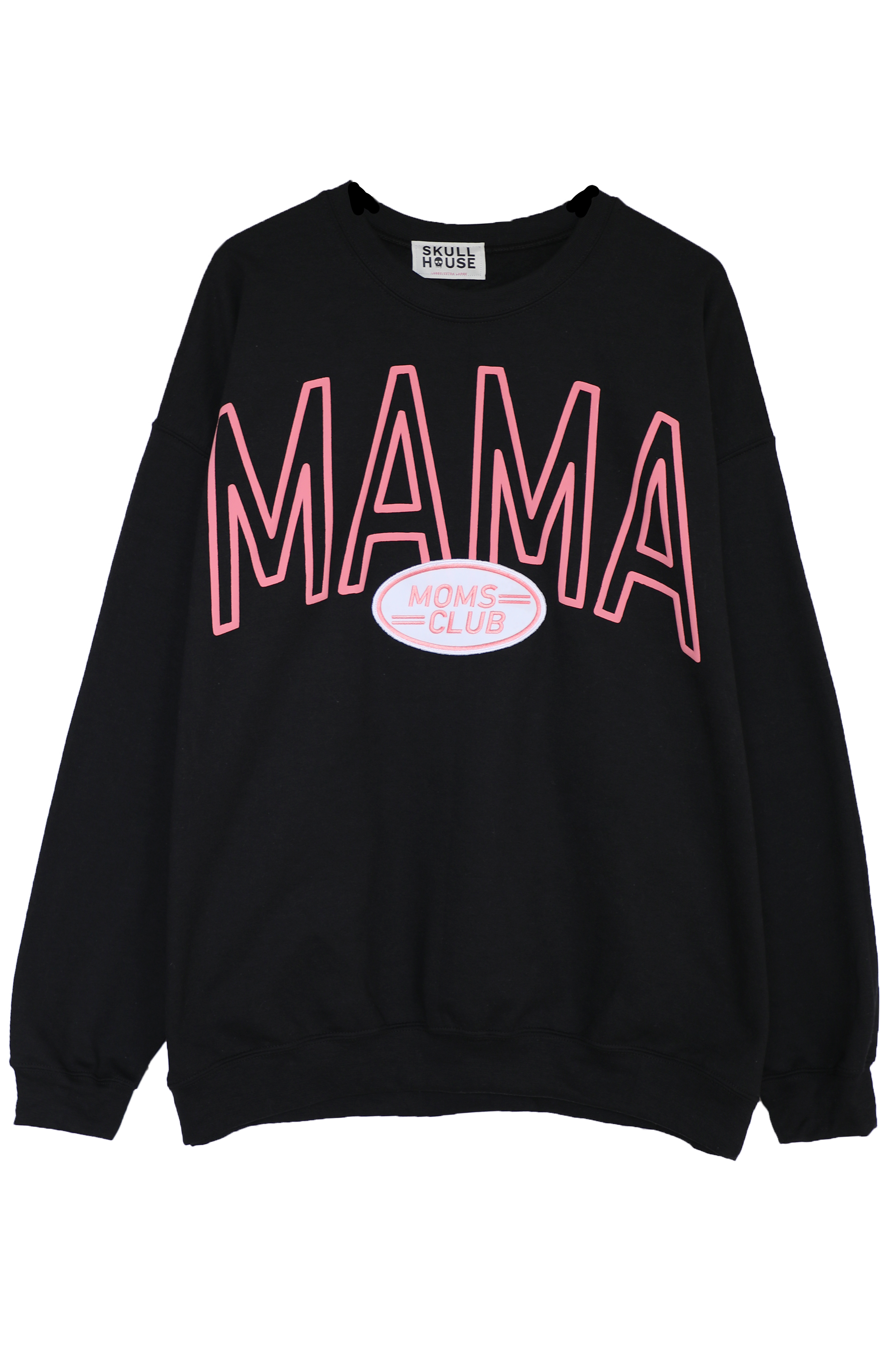 Mama Club Crewneck: Black