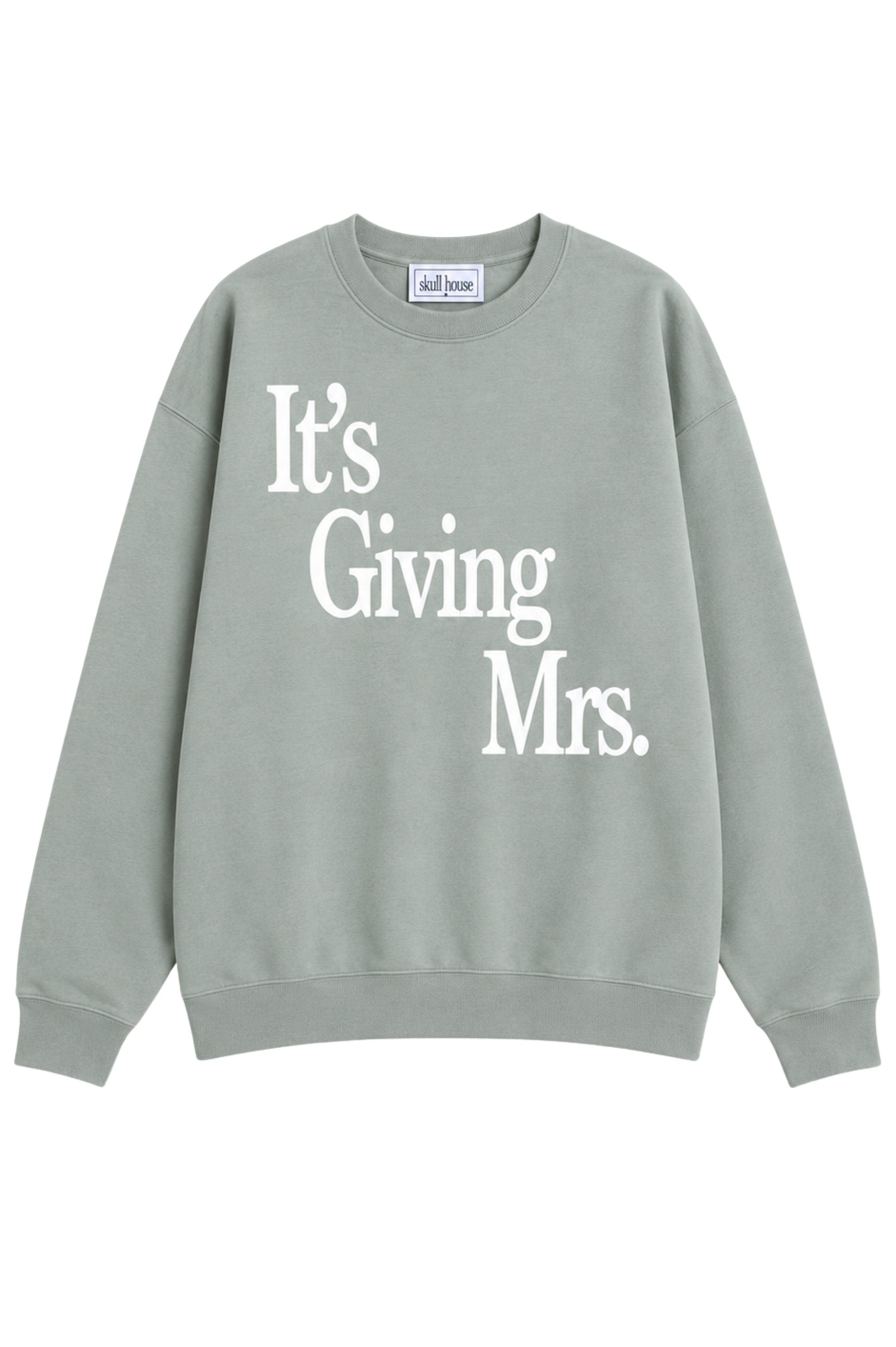It's Giving Mrs. Crewneck: Sage