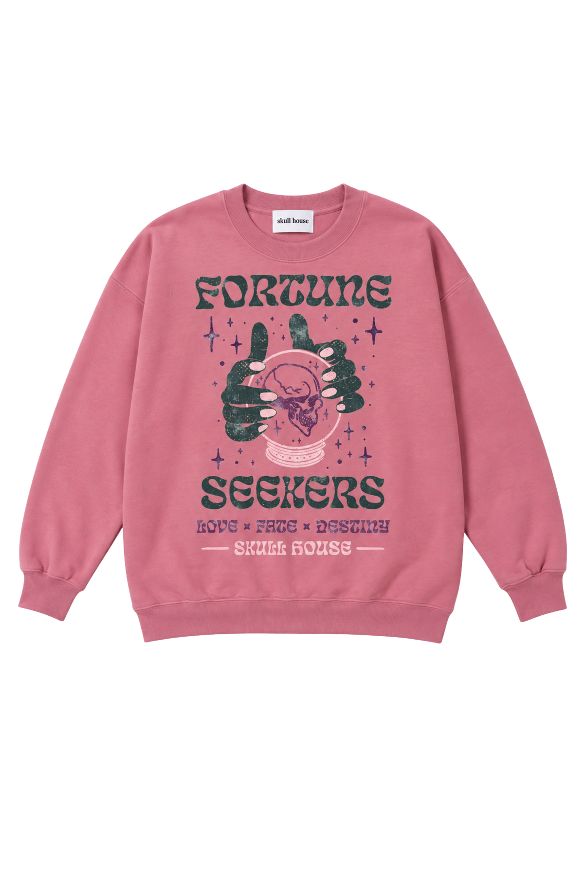 Fortune Seeker Crewneck: Mauve