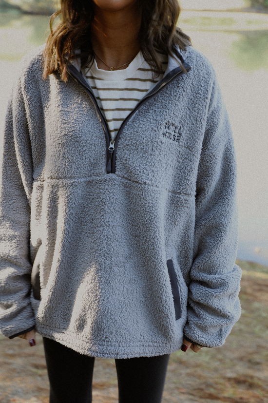 PRE-ORDER: Warm & Fuzzy Zip: Fog