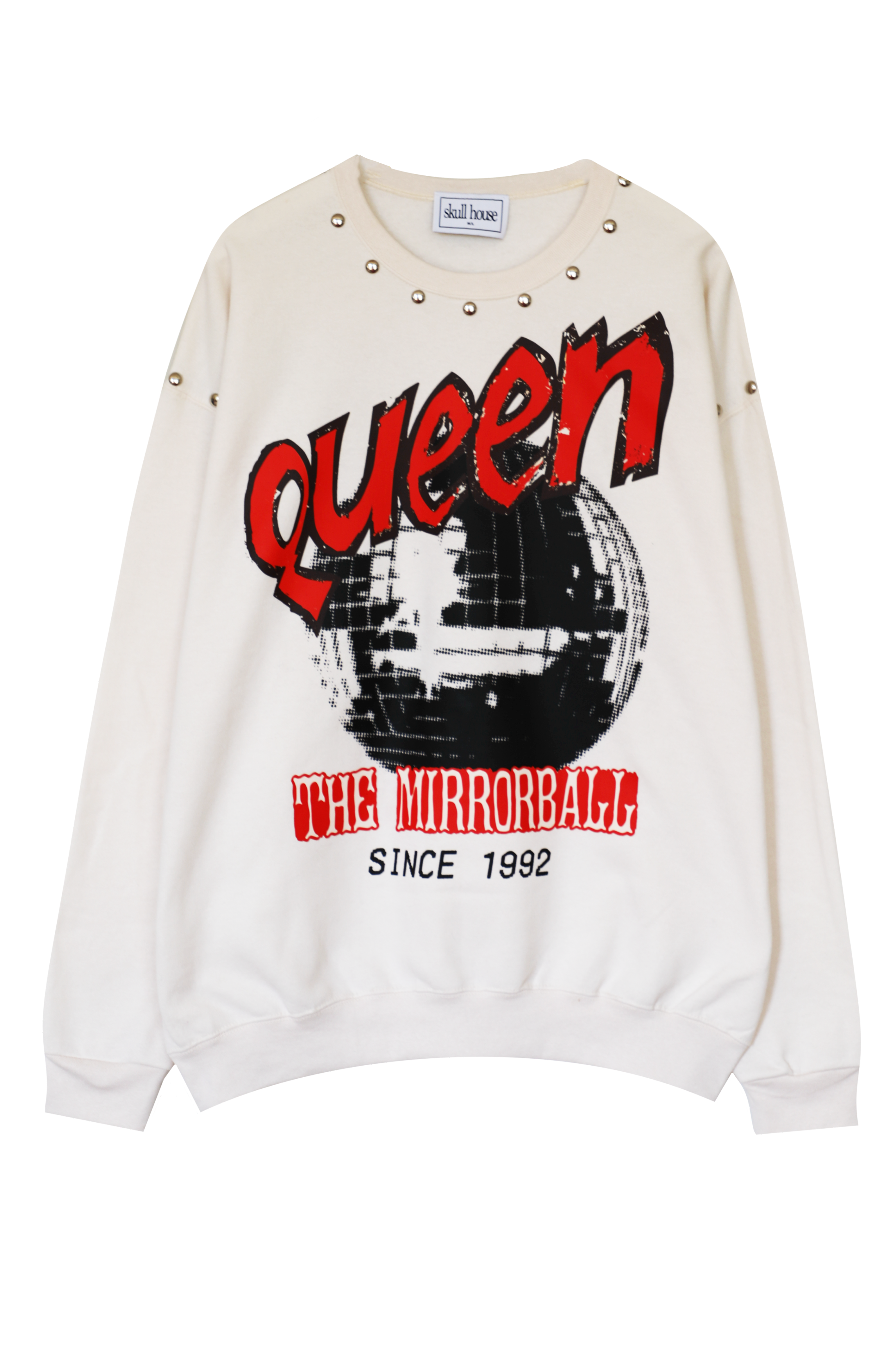 Queen Crewneck: Vanilla