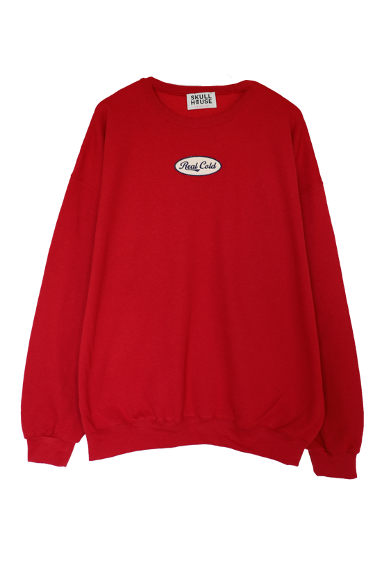 Real Cold Crewneck: Red