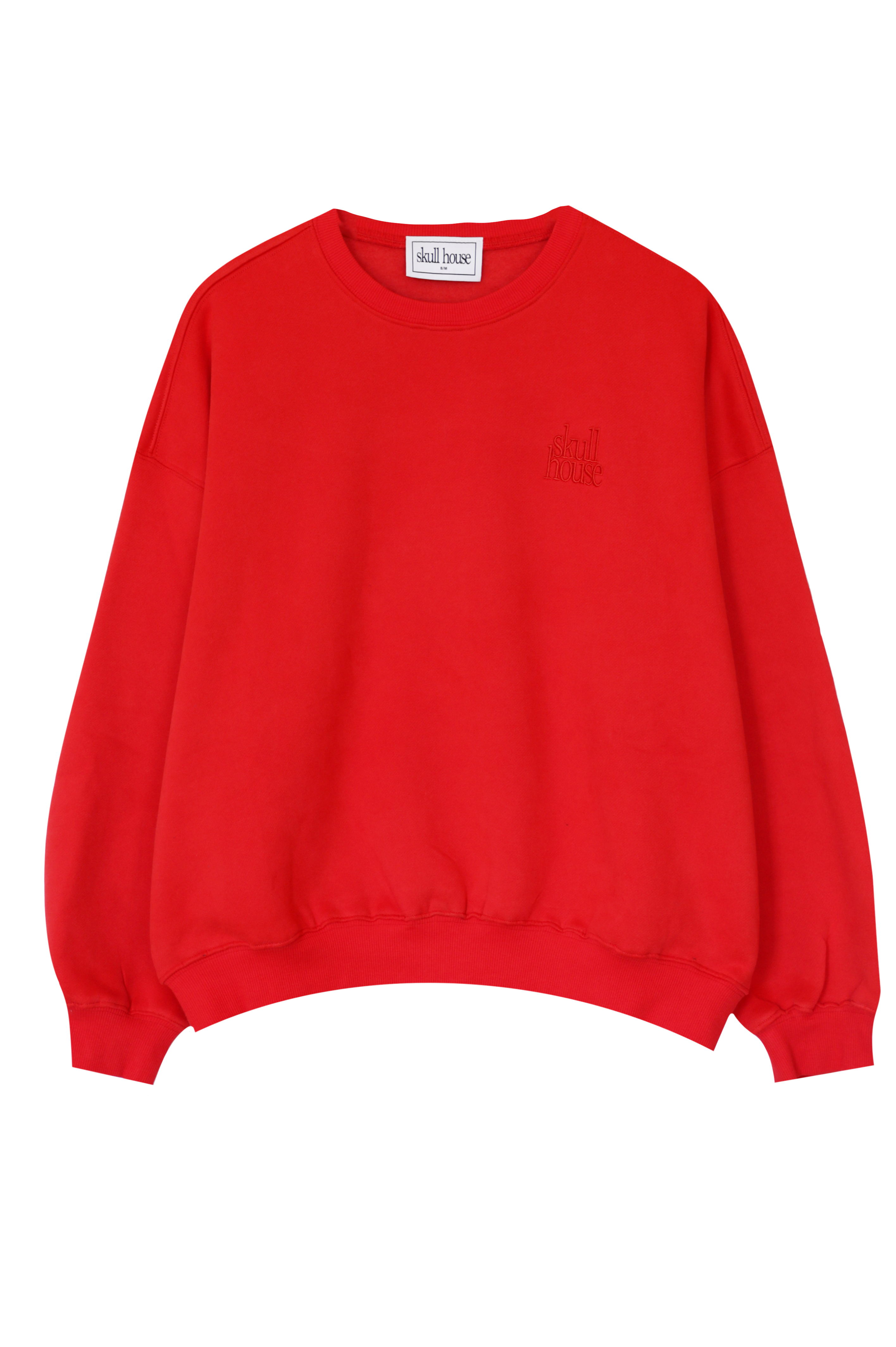 Powerhouse Crewneck: Red