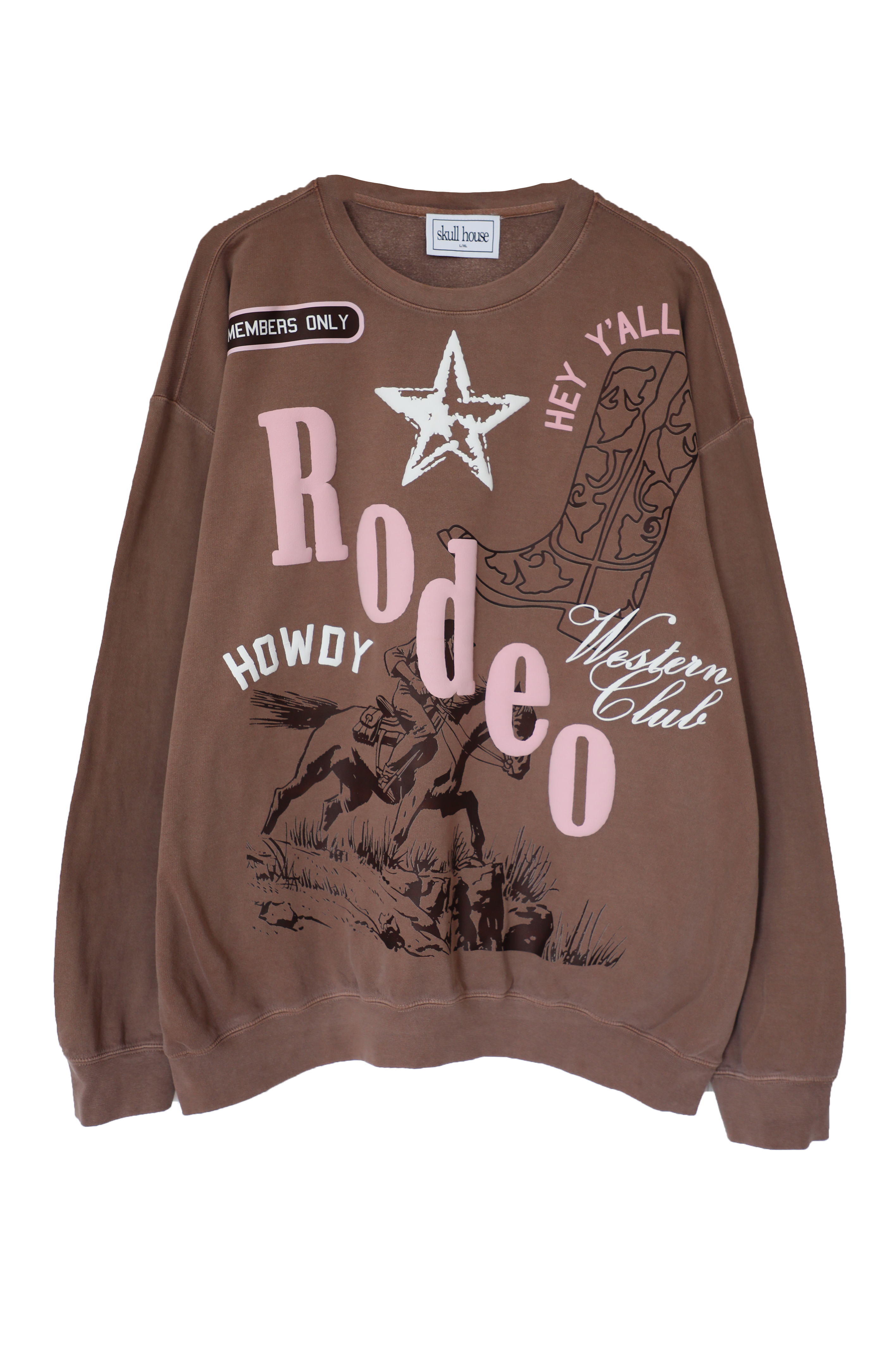 Rodeo Crewneck: Vintage Brown