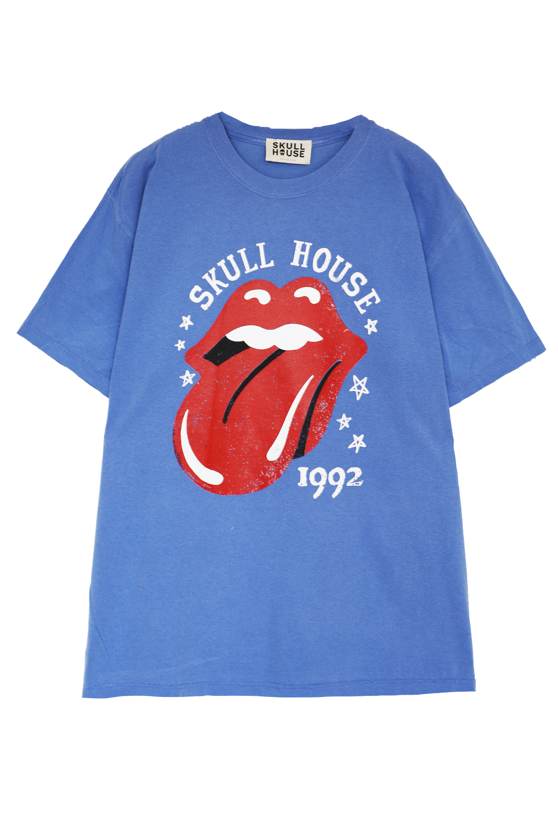 Lips Tee: Chalky Blue