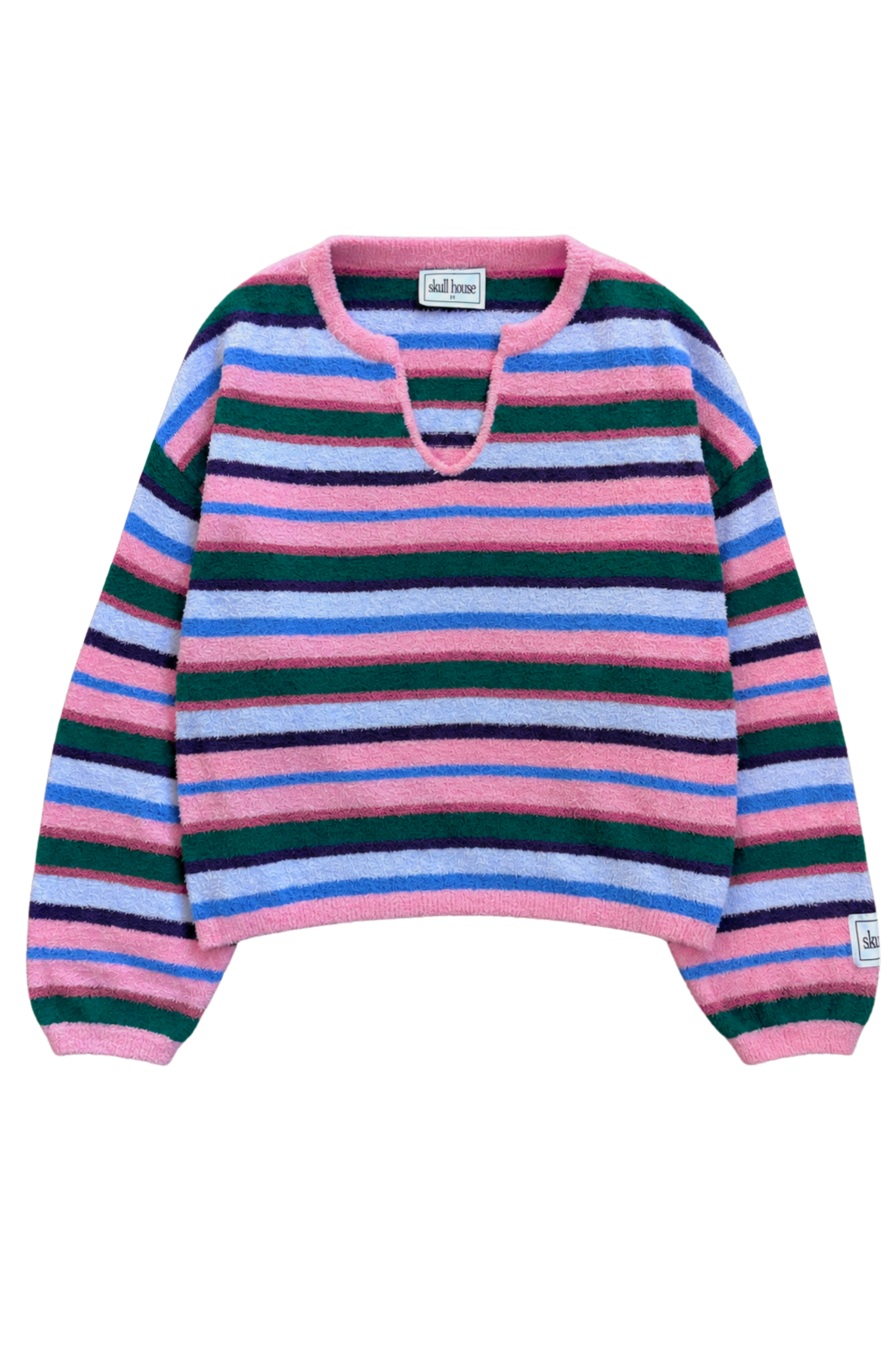 Girl Talk Sweater: Cotton Candy