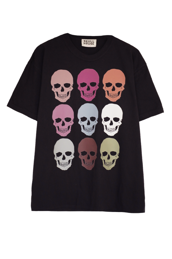 Skull Party Tee: Black