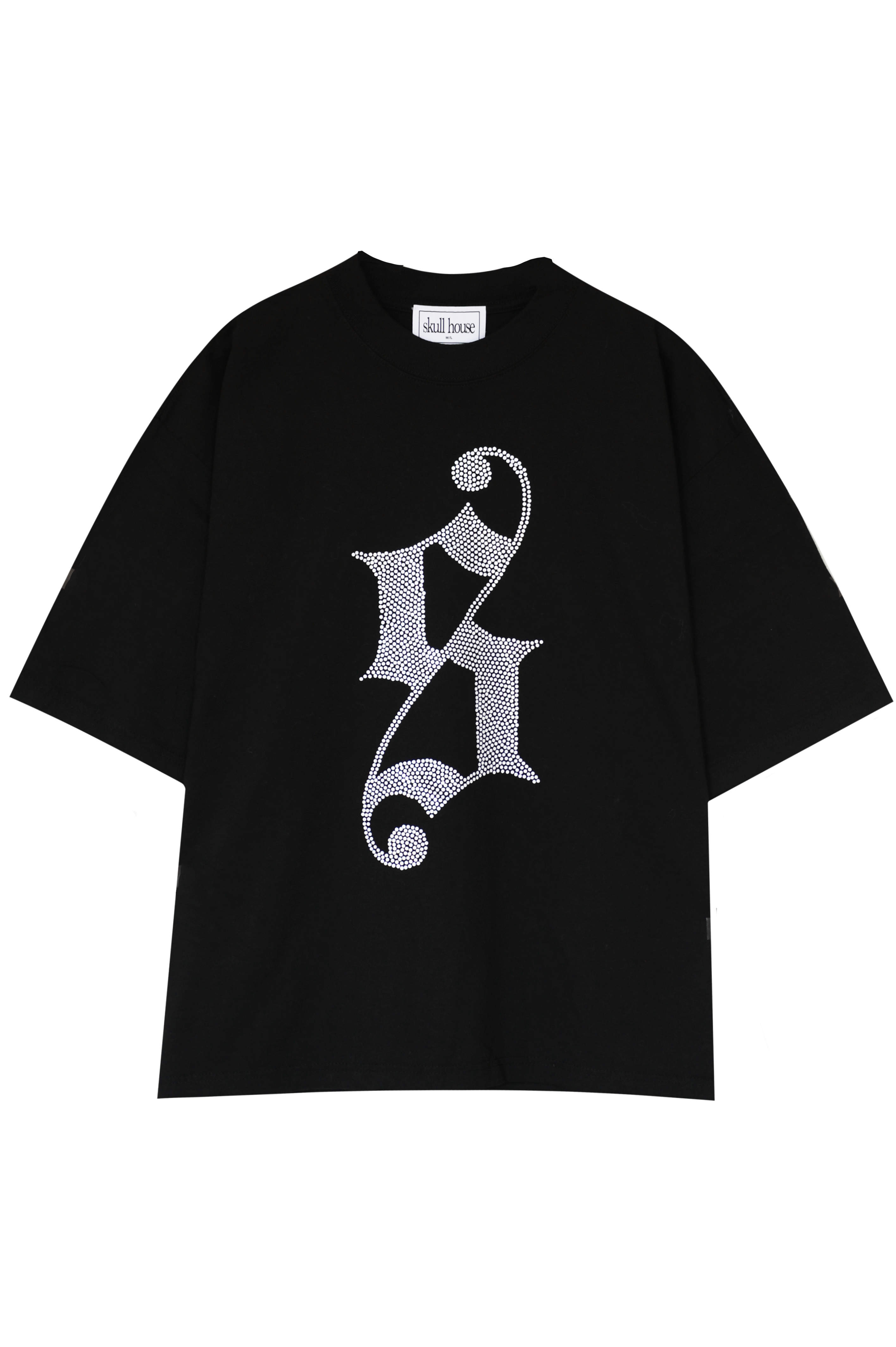 Sparkle Box Tee: Black