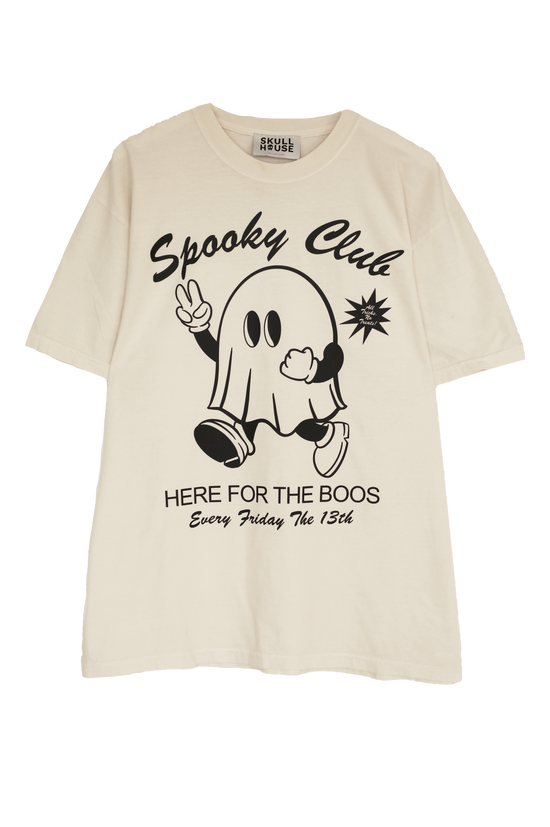 Spooky Club Tee: Vanilla