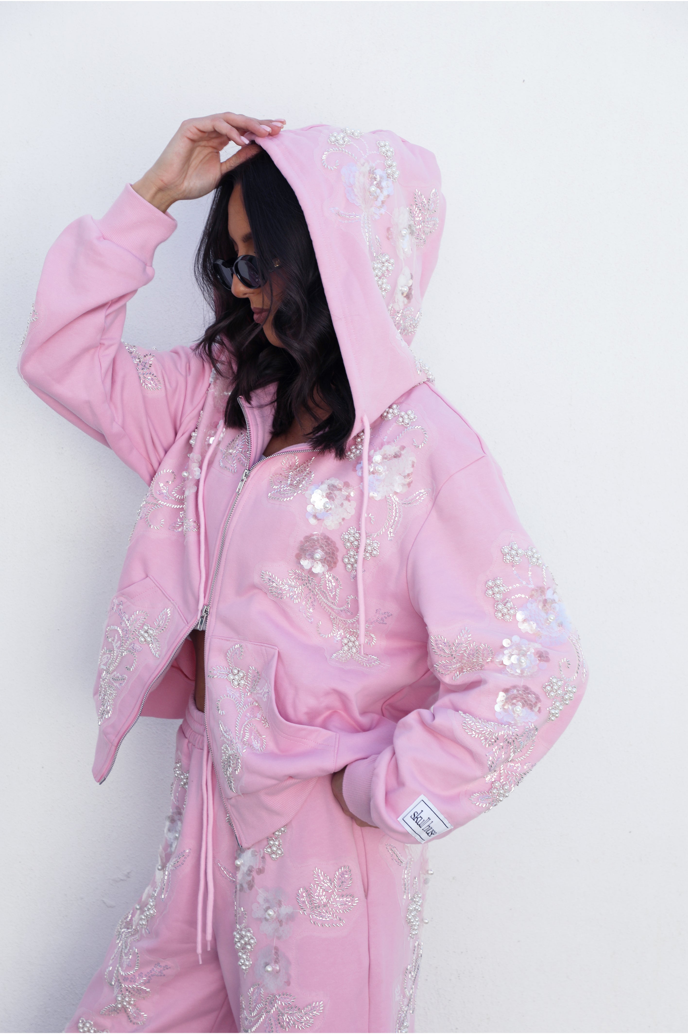 PRE-ORDER: Embellished Pants: Bubblegum