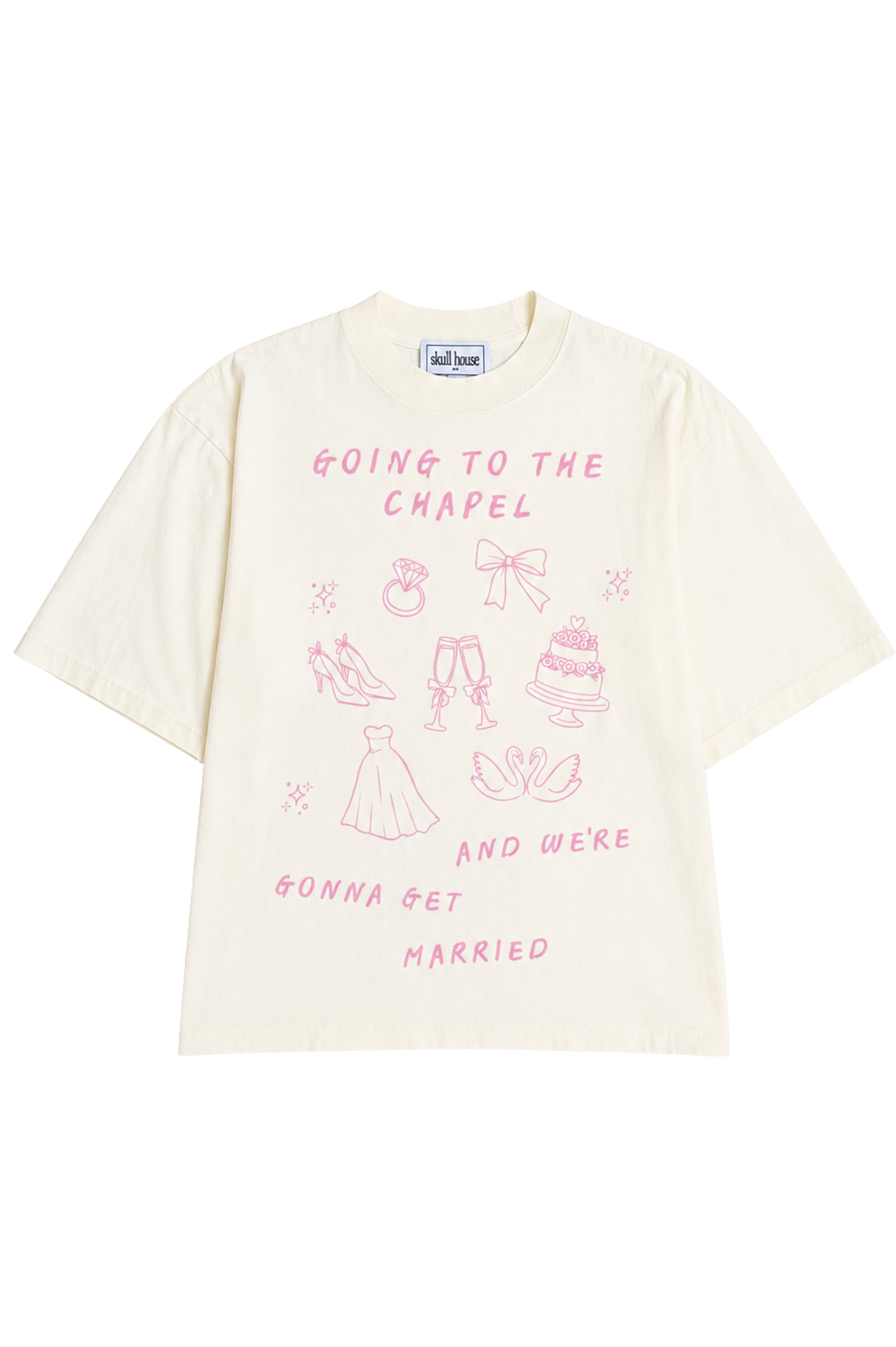 Going To The Chapel Tee: Vanilla