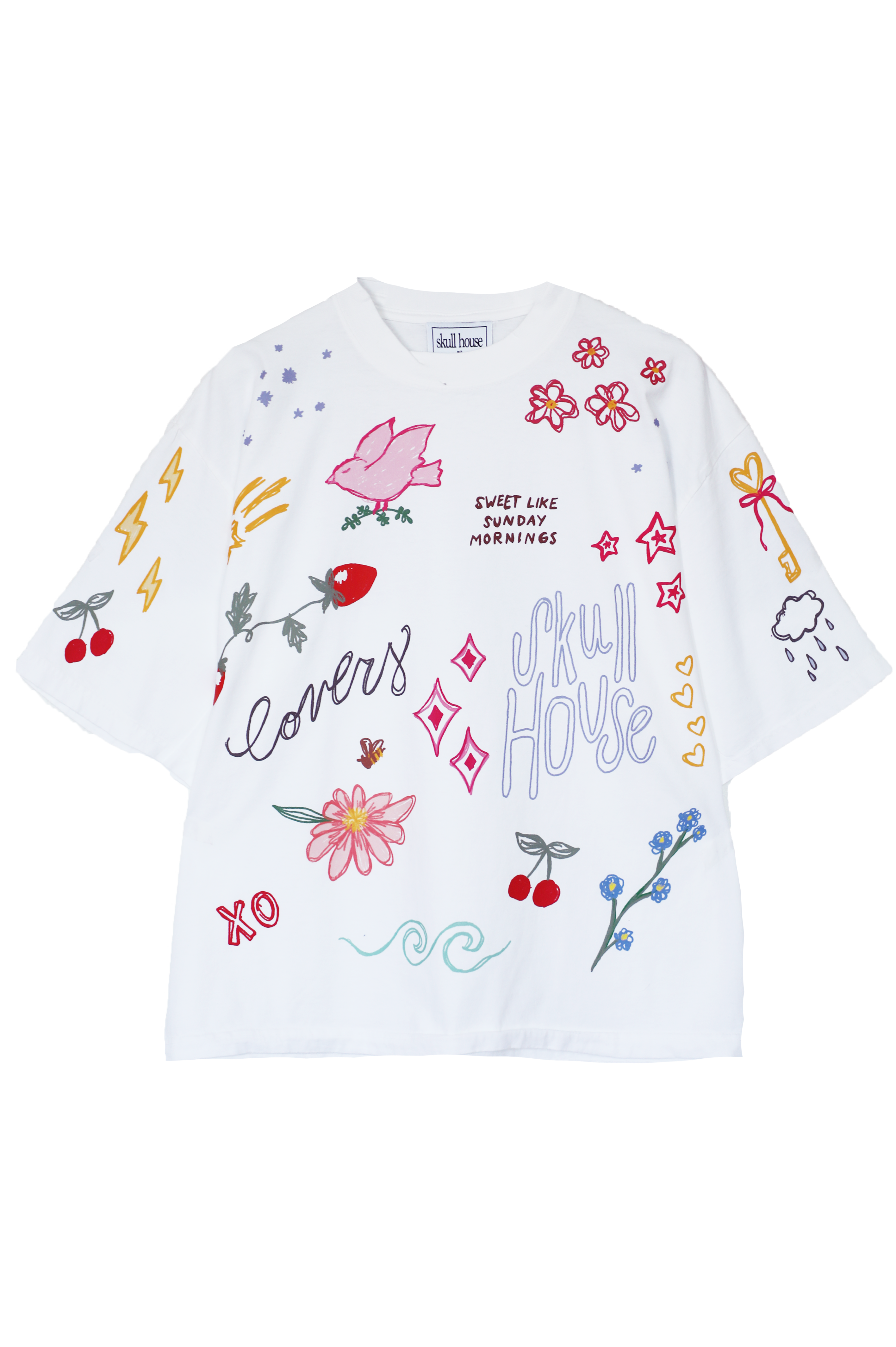 Daydream Box Tee: White