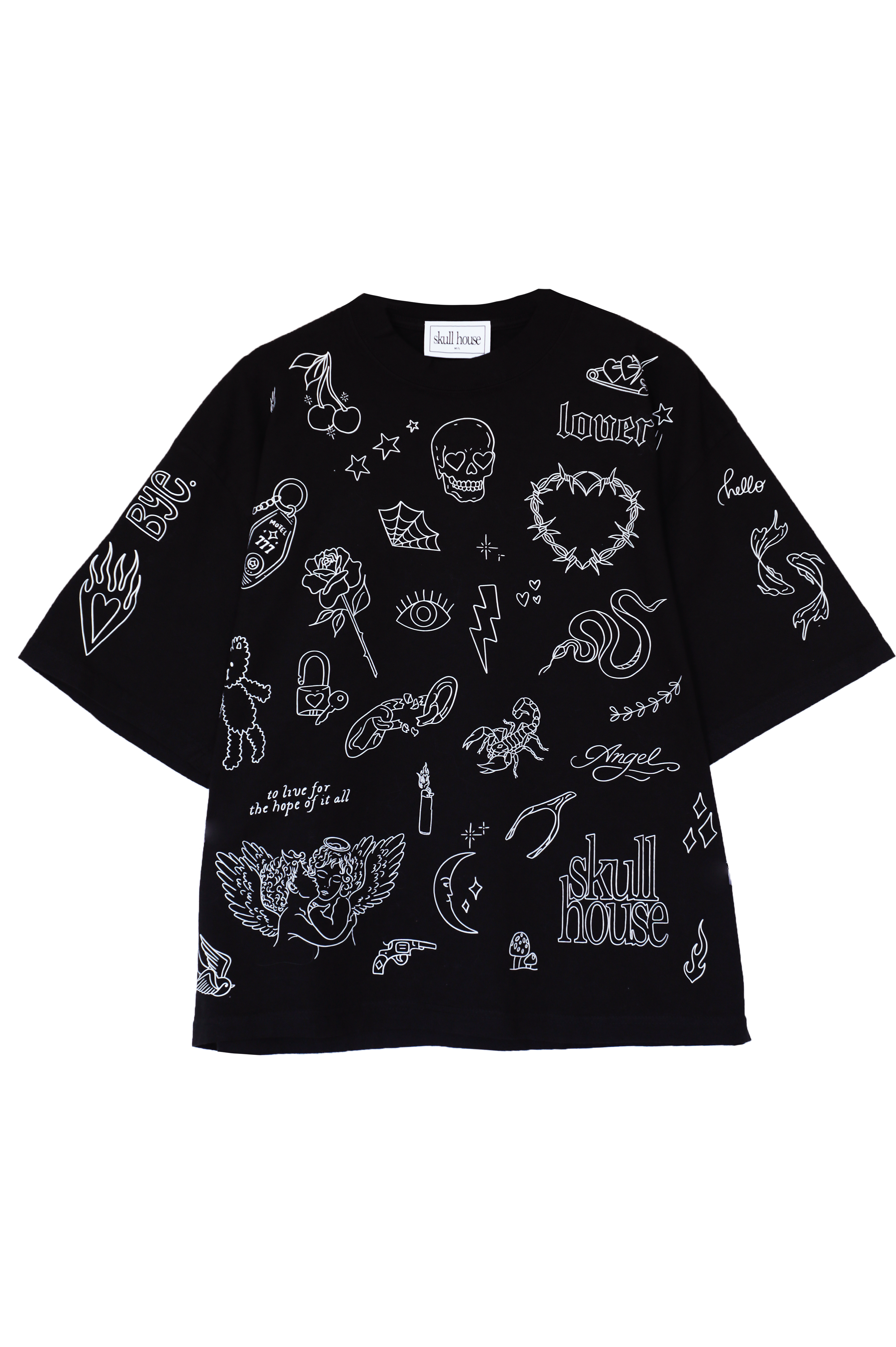 Tattoo Box Tee: Black