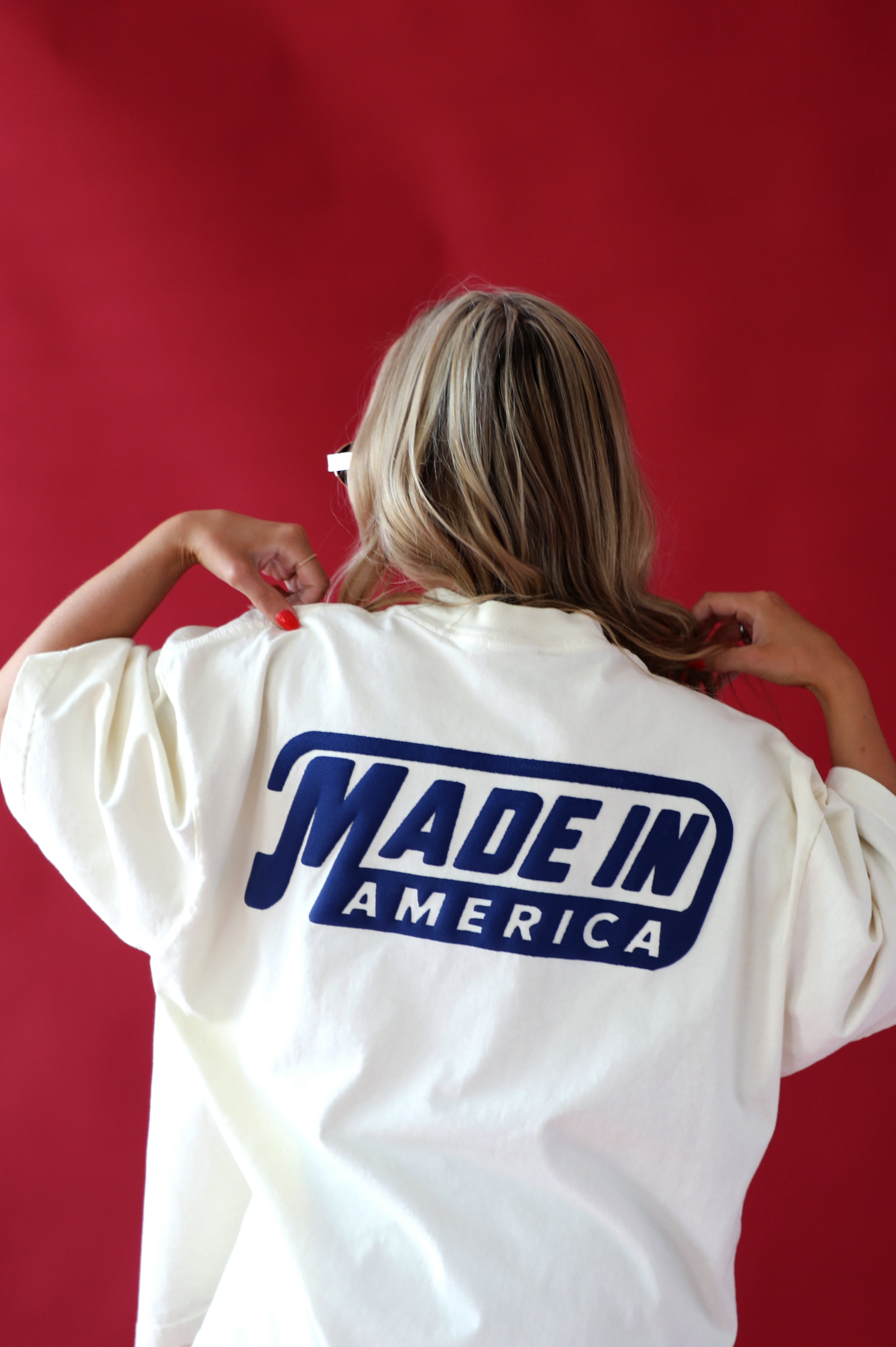 PRE-ORDER: Made In America Tee: Vanilla
