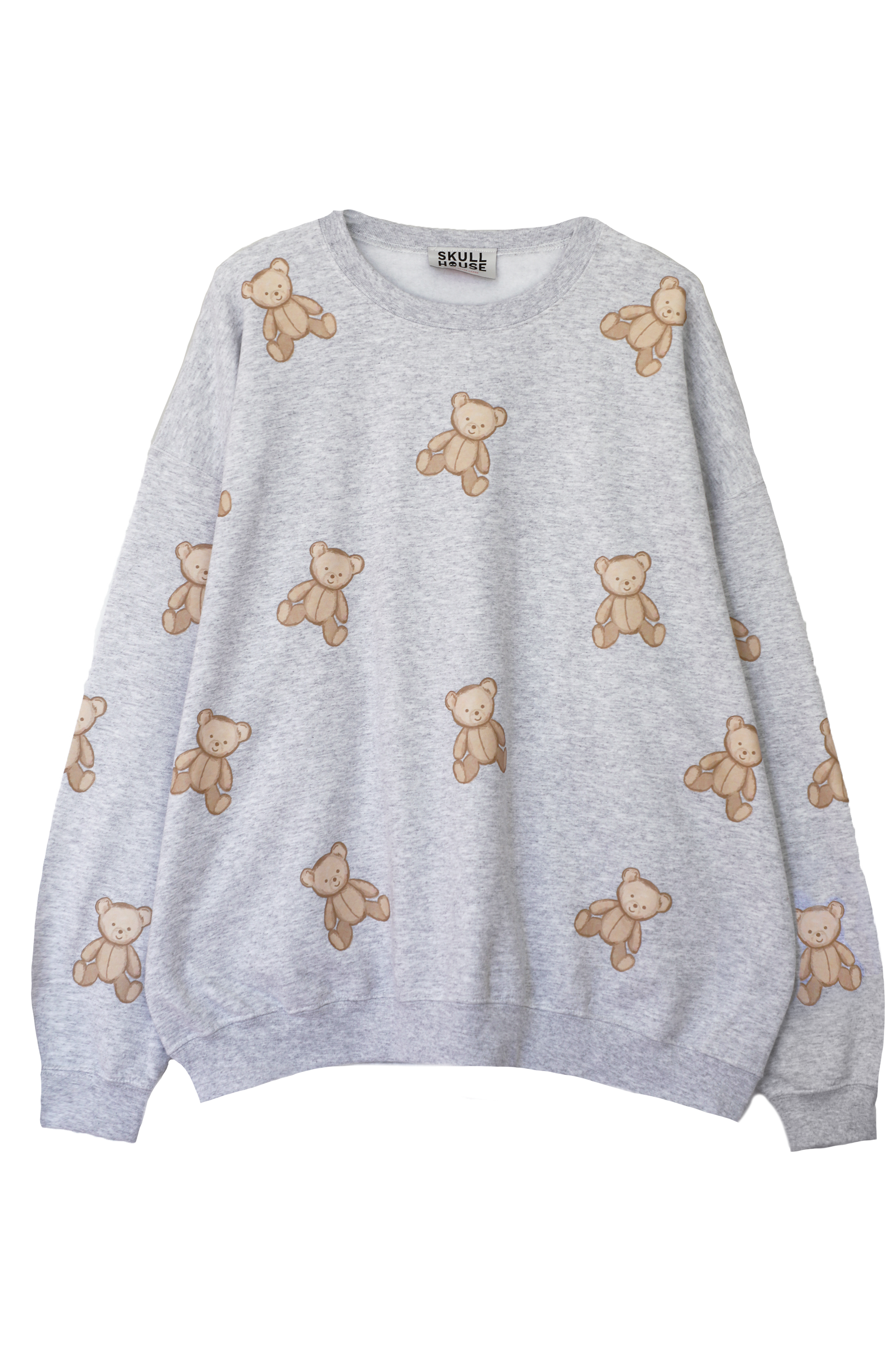 Teddy Bear Crewneck: Ash