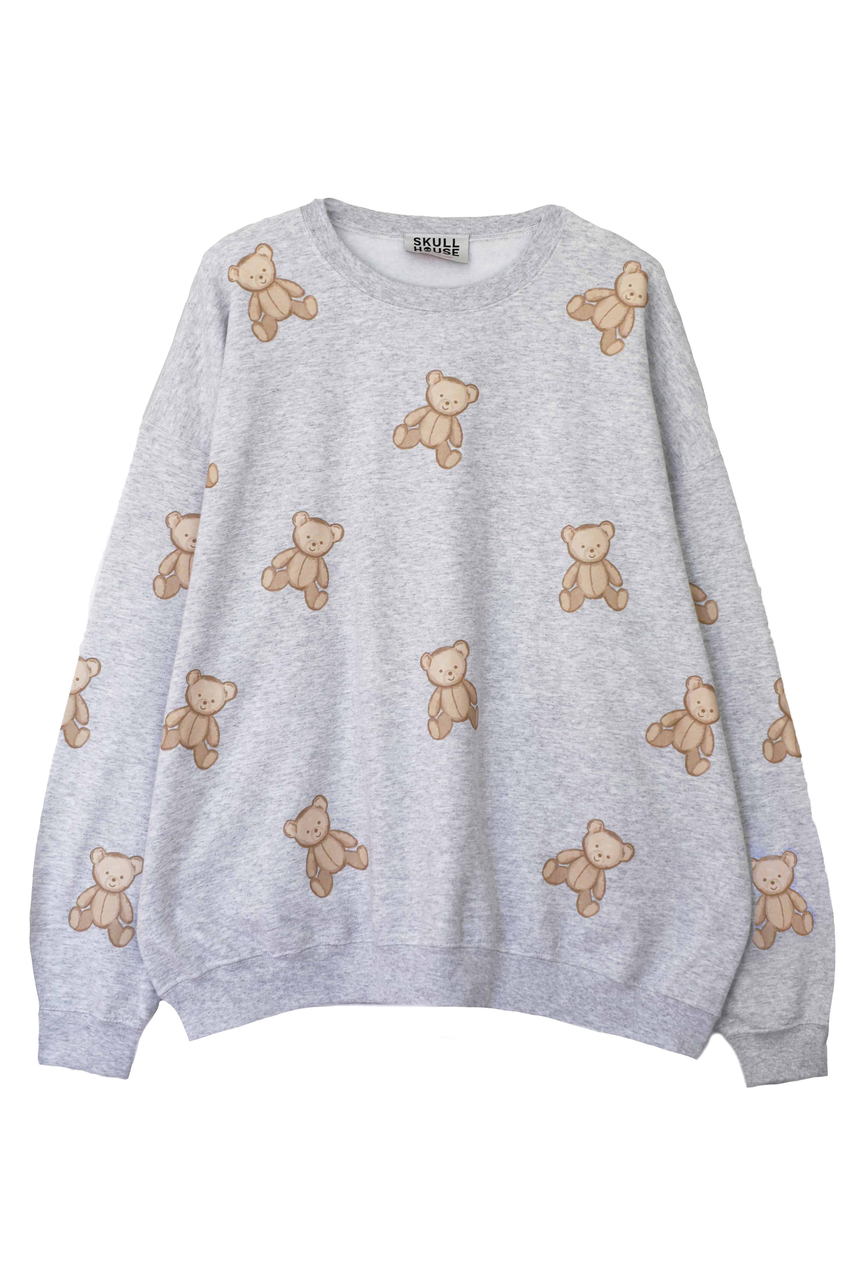 Teddy Bear Crewneck: Ash