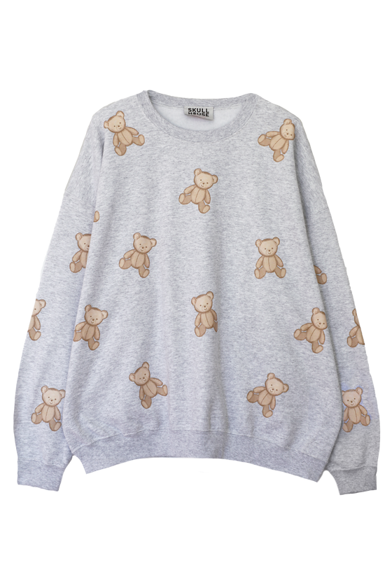 Teddy Bear Crewneck: Ash