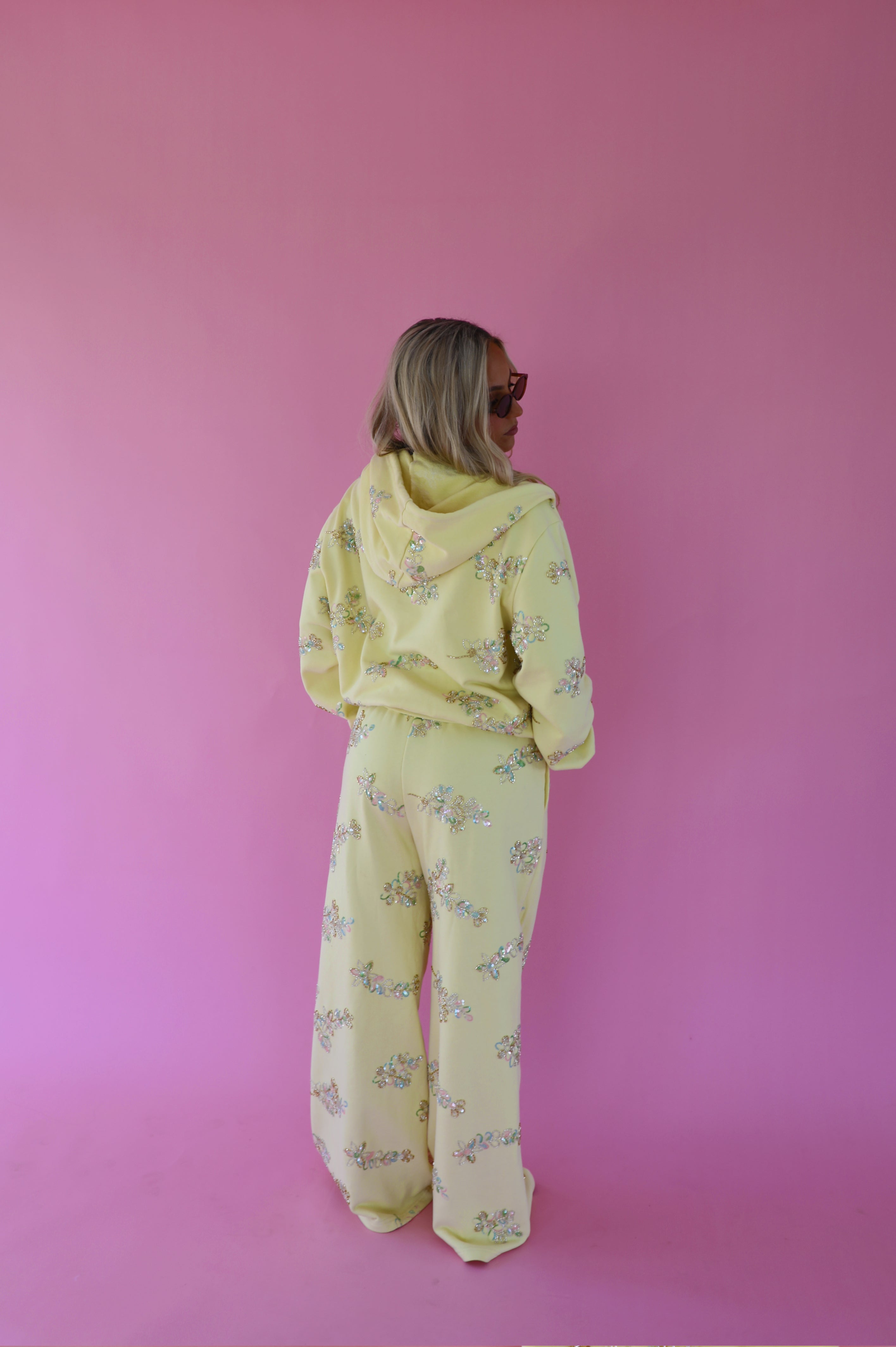 PRE-ORDER: Embellished Pants: Buttercup