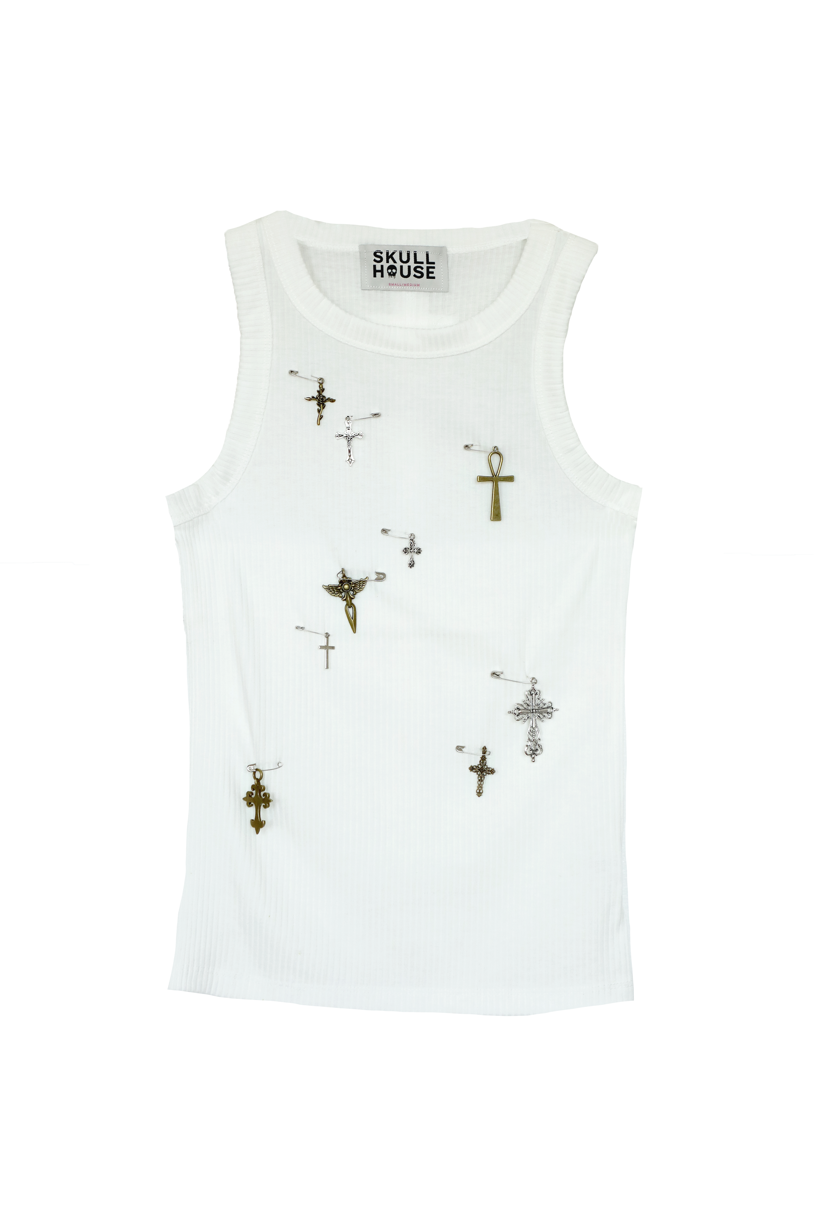Charm Tank: White