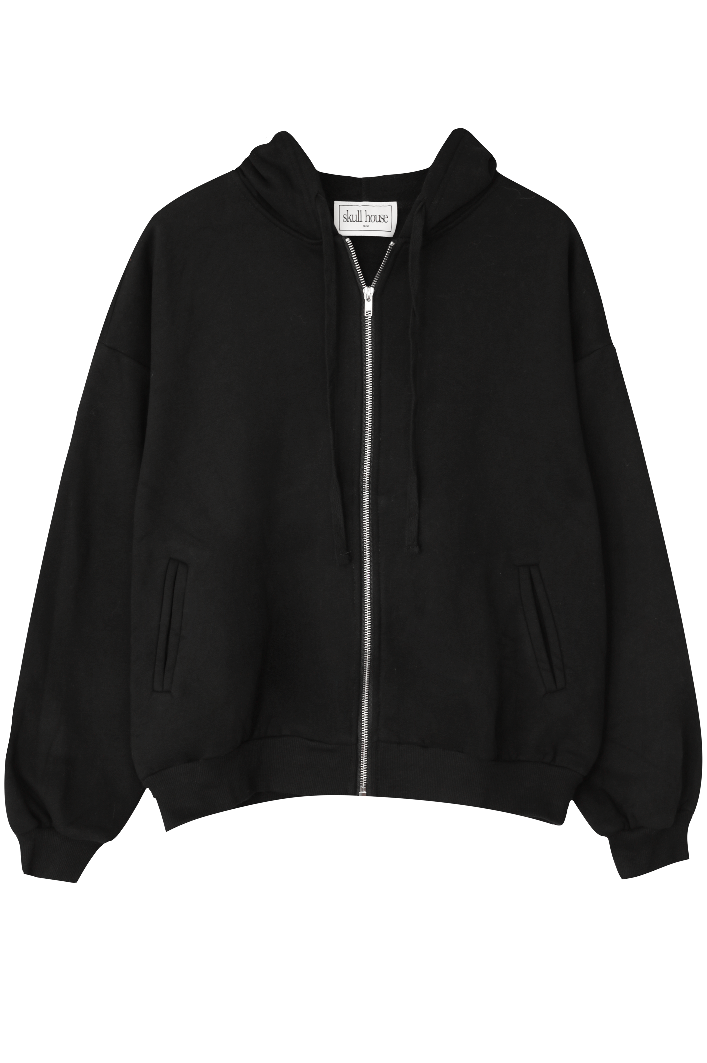 Cloud Zip Up: Black